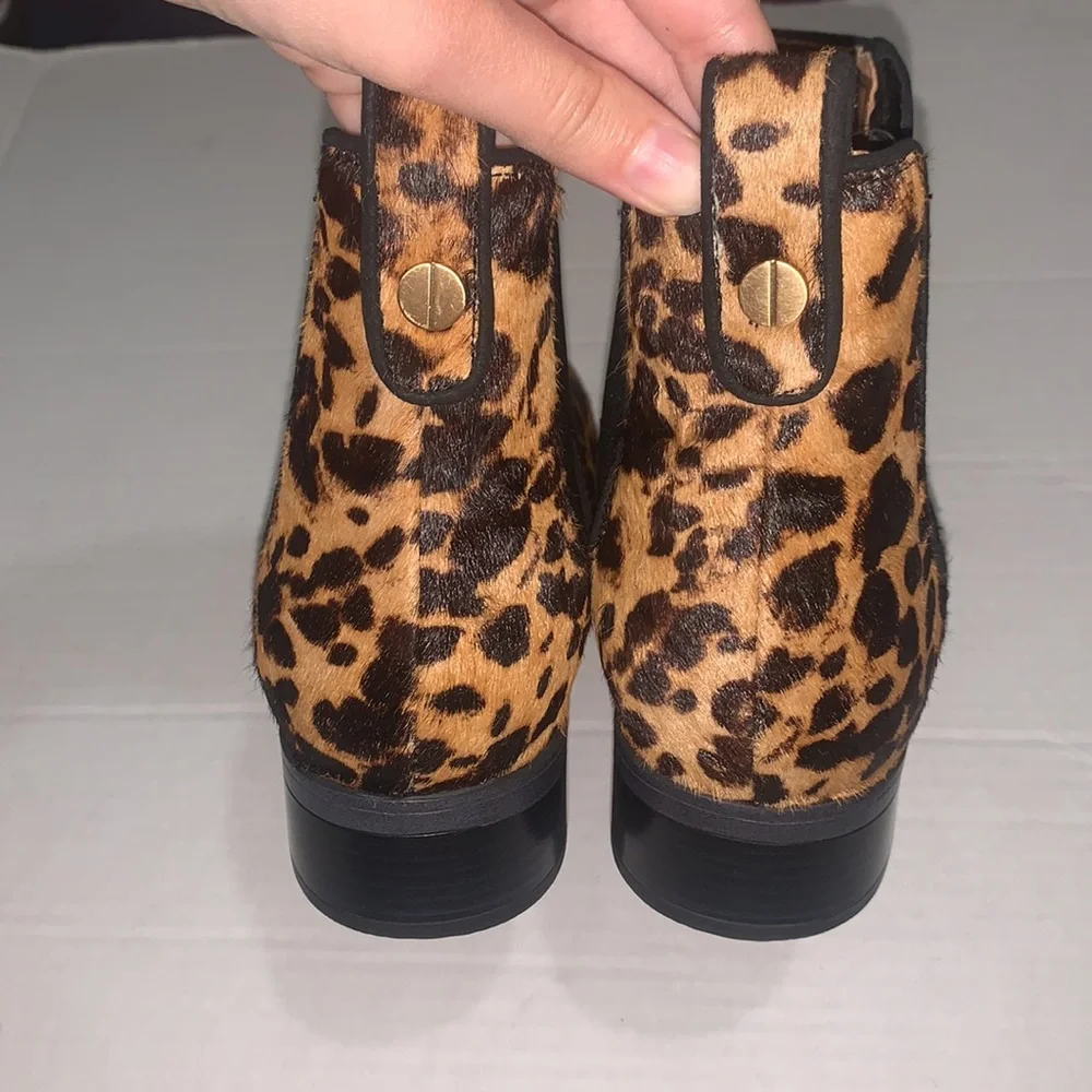 Rockport | Animal Fur Cheetah Print Booties Size 8 NEW - Picture 14 of 16